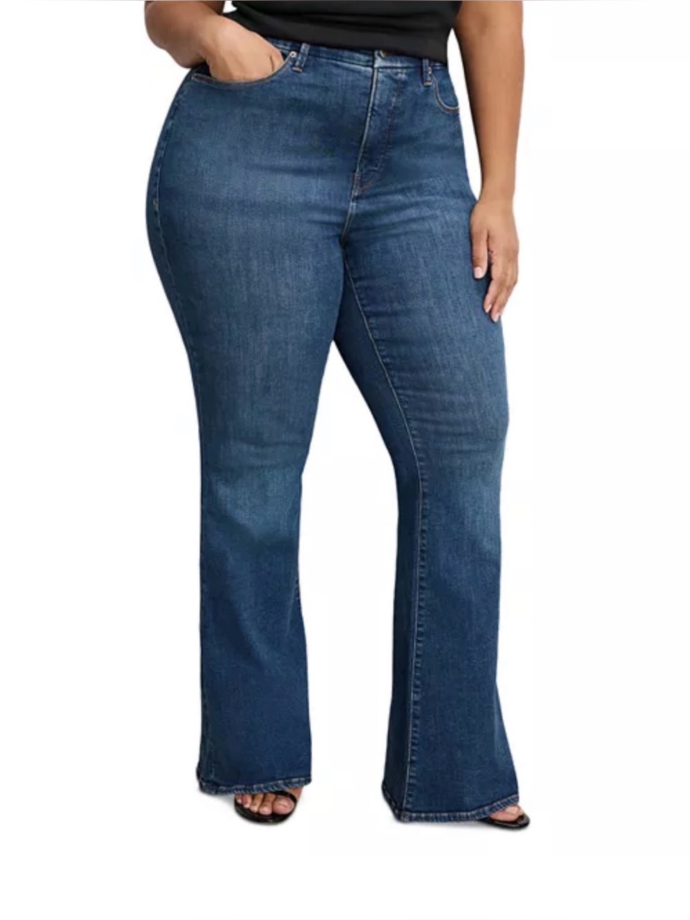 GOOD LEGS FLARE JEANS | BLUE004